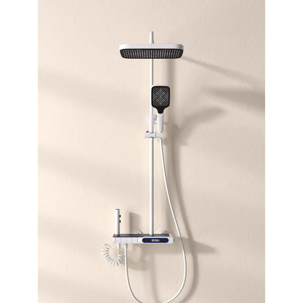 *Shower shower set All-copper constant temperature digital display pressurized lift shower faucet large
*Shower shower set All-copper constant temperature digital display pressurized lift shower faucet large