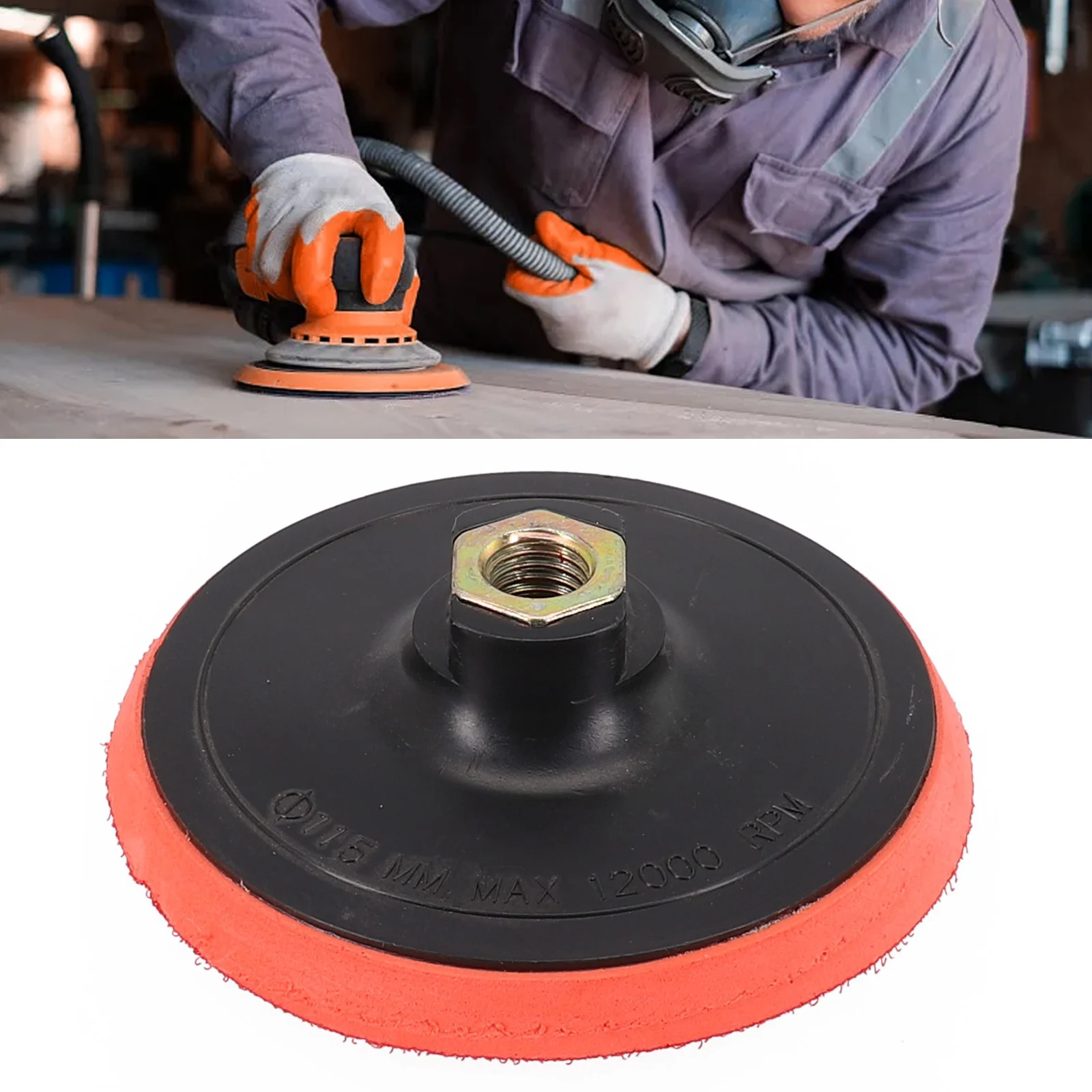 1pc Polishing Pad M14 Thread Hole Adhesive Sanding Pad 115/125mm For Furniture Stone Buffing Angle Grinder Tools Accessories
1pc Polishing Pad M14 Thread Hole Adhesive Sanding Pad 115/125mm For Furniture Stone Buffing Angle Grinder Tools Accessories