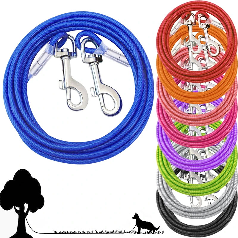 Dog Tie Out Cable for Yard Heavy Duty Up to 125 Pounds Tie Out Cable for Dogs,Reflective Dog Lead,Dog Cable Rust Free Dog Chain
Dog Tie Out Cable for Yard Heavy Duty Up to 125 Pounds Tie Out Cable for Dogs,Reflective Dog Lead,Dog Cable Rust Free Dog Chain