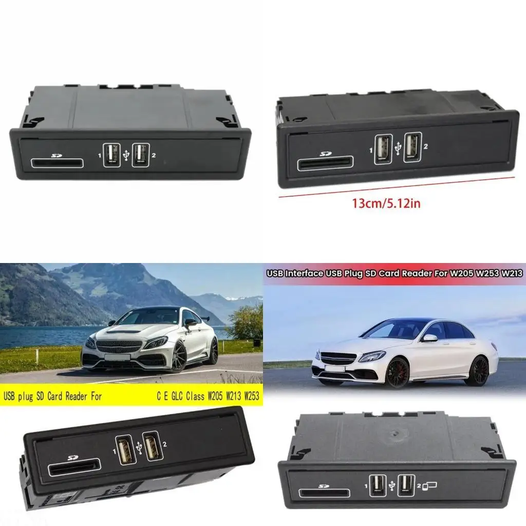 USB Port Card Reader for Mercedes-Benz W205 W213 W253 C180 C260 GLC200 - Socket Replacement Accessory
USB Port Card Reader for Mercedes-Benz W205 W213 W253 C180 C260 GLC200 - Socket Replacement Accessory