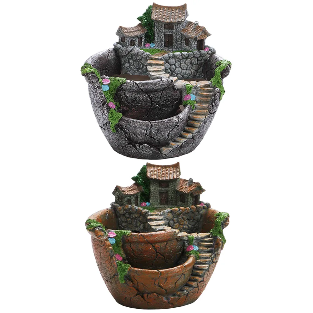 Succulent Pot Vintage Multi Pot Planter Decorative Small Plant Holder Multi-Function Succulent Planter for Herb Cactus Succulent
Succulent Pot Vintage Multi Pot Planter Decorative Small Plant Holder Multi-Function Succulent Planter for Herb Cactus Succulent