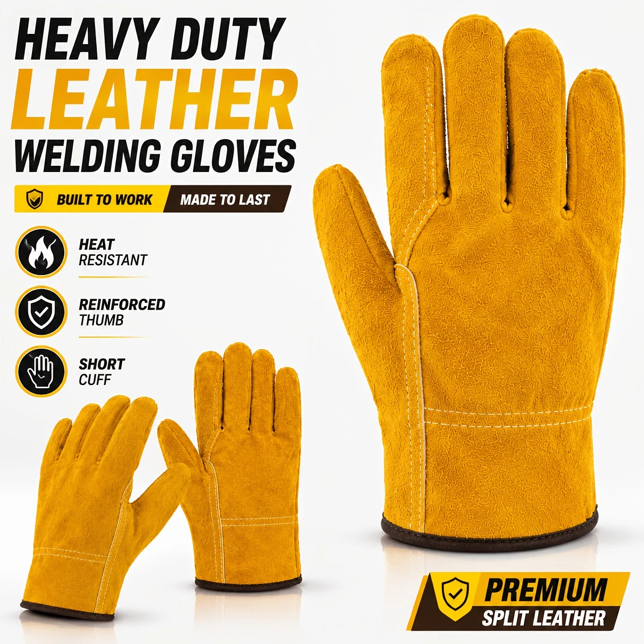 Work Gloves Sheepskin Leather Workers Work Welding Safety Protection Garden Sports Motorcycle Driver Wear-resistant Gloves
Work Gloves Sheepskin Leather Workers Work Welding Safety Protection Garden Sports Motorcycle Driver Wear-resistant Gloves