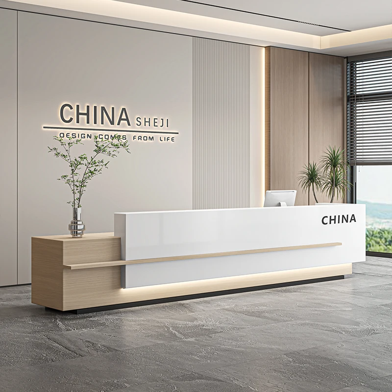 Customized Beauty Reception Desks Modern Simple Accessories Reception Desk Decor Escritorio De Recepcion Commercial Furniture
Customized Beauty Reception Desks Modern Simple Accessories Reception Desk Decor Escritorio De Recepcion Commercial Furniture