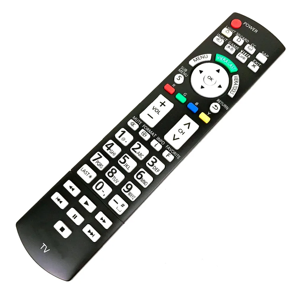 Remote Control use for Panasonic tv N2QAYB000486 N2QAYB000572 N2QAYB000487 EUR7628030 TC-L42D30 TC-P42G25 TC-P42GT25 TC-P46G25 T
Remote Control use for Panasonic tv N2QAYB000486 N2QAYB000572 N2QAYB000487 EUR7628030 TC-L42D30 TC-P42G25 TC-P42GT25 TC-P46G25 T