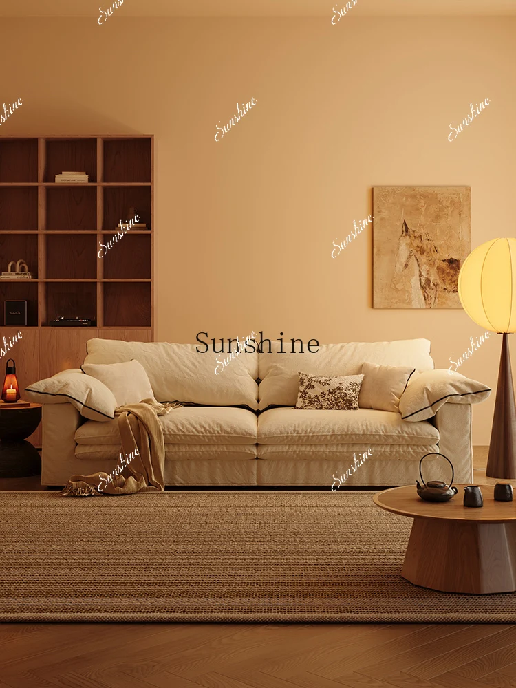 Sofa wabi wind living room new modern simple small apartment linen fabricP
Sofa wabi wind living room new modern simple small apartment linen fabricP