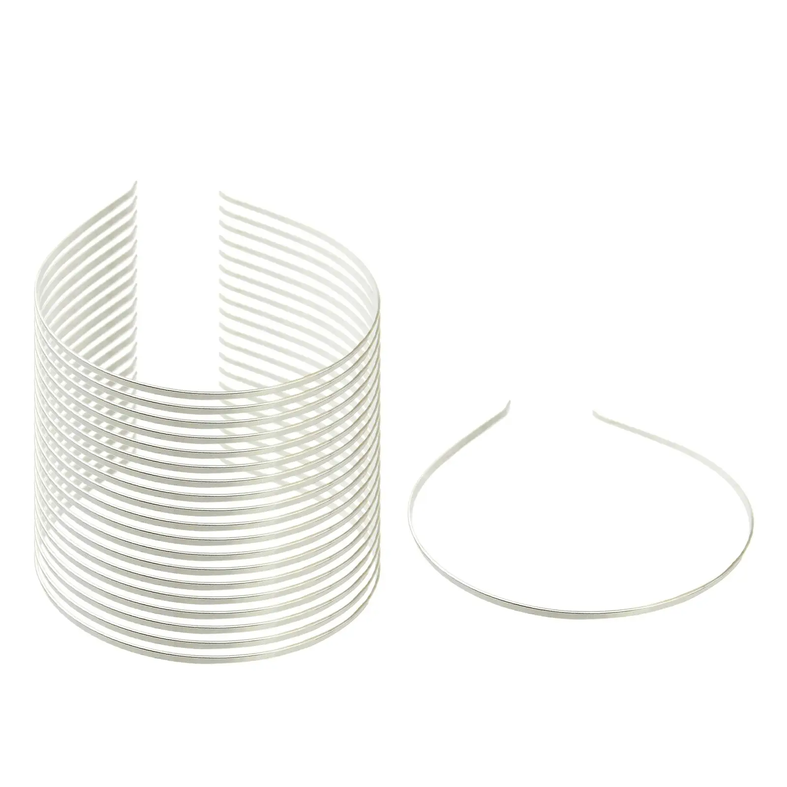 Smooth Metal Headbands for Women Silver DIY Craft Hoop Lightweight Iron Blank Hairband for Birthday Party Styling
Smooth Metal Headbands for Women Silver DIY Craft Hoop Lightweight Iron Blank Hairband for Birthday Party Styling