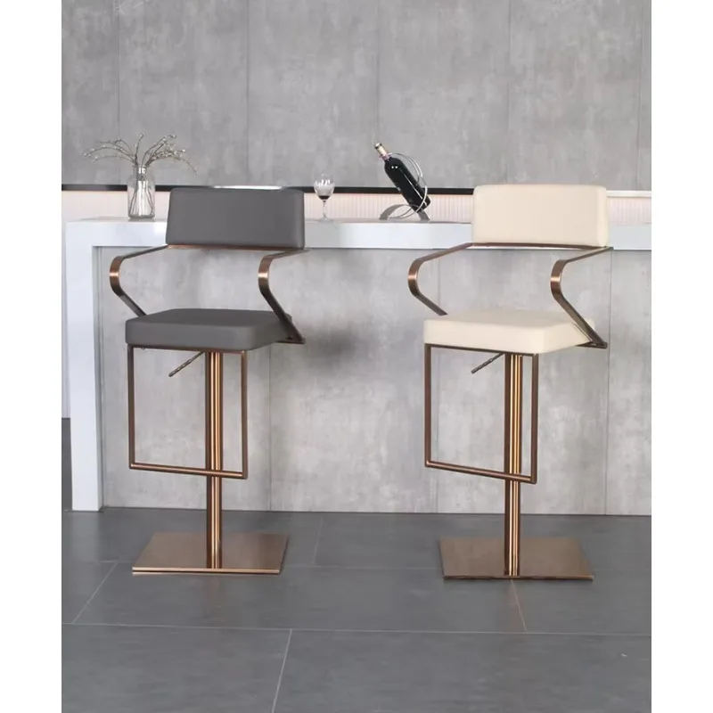 2026 New Scandinavian Modern Stainless Steel Adjustable Height Bar Stool Leather Seat Durable Steady Comfortable Design Commerci
2026 New Scandinavian Modern Stainless Steel Adjustable Height Bar Stool Leather Seat Durable Steady Comfortable Design Commerci