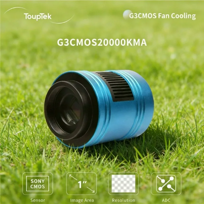 ToupTek G3CMOS20000KMA Fan-Cooled Planetary Camera Mono IMX183 for Astronomical Photography
ToupTek G3CMOS20000KMA Fan-Cooled Planetary Camera Mono IMX183 for Astronomical Photography
