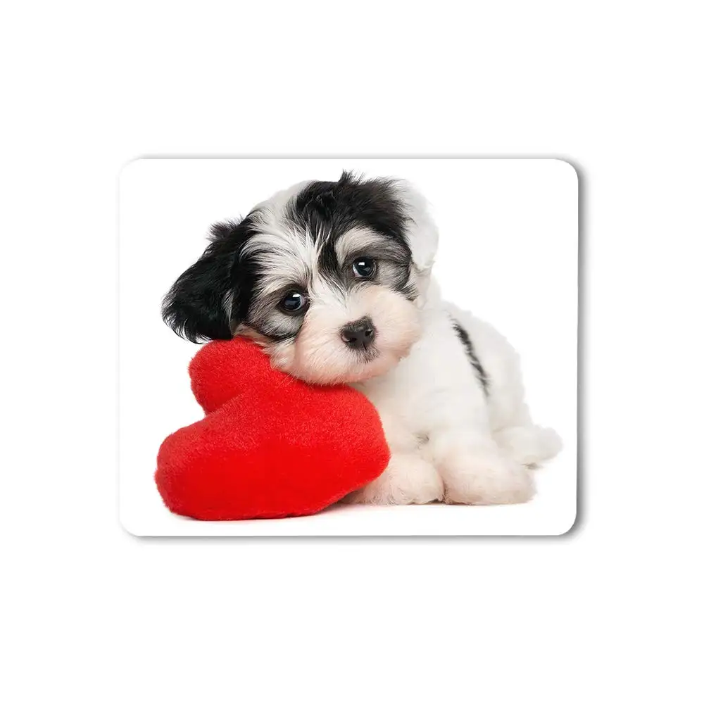 Cute Puppy Dog With A Red Heart Printing Square Mouse Pads Lock Edge Gaming Mousepad Mouse Mat Keyboard Mats Desk Pad 30x25cm
Cute Puppy Dog With A Red Heart Printing Square Mouse Pads Lock Edge Gaming Mousepad Mouse Mat Keyboard Mats Desk Pad 30x25cm
