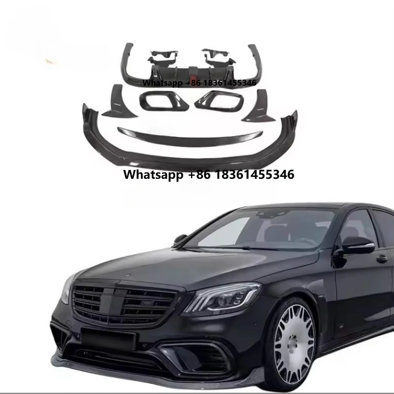 For Bra-bus Bodykit Front and Rear Lips Diffuser Factory Customization for S Class W222 2014-2020 Bodykit
For Bra-bus Bodykit Front and Rear Lips Diffuser Factory Customization for S Class W222 2014-2020 Bodykit