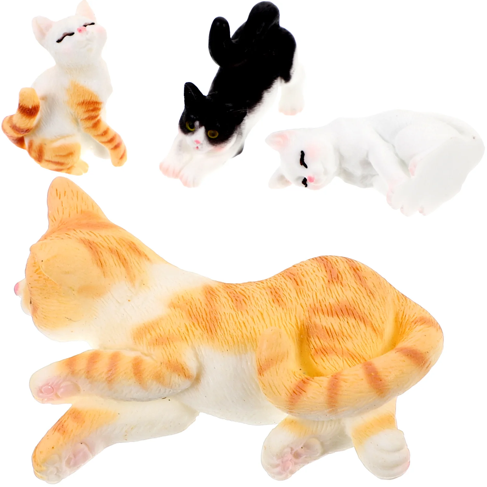4 Pcs Dollhouse Orange Cat Miniatures Figurine Decorative Resin Cake Supplies Kitten Craft
4 Pcs Dollhouse Orange Cat Miniatures Figurine Decorative Resin Cake Supplies Kitten Craft