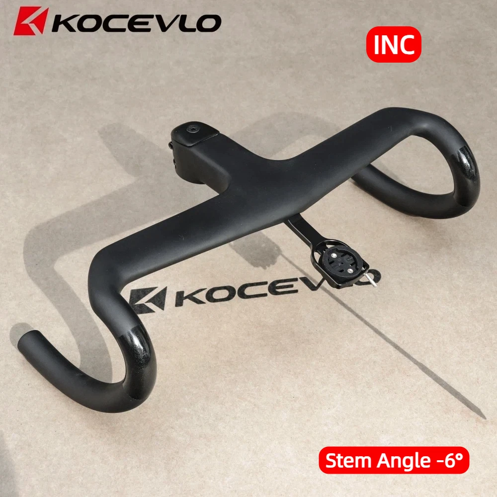 KOCEVLO Road AERO Carbon Integrated Handlebar For 28.6mm Fork With Spacers Cycling Internal cables road Barstem
KOCEVLO Road AERO Carbon Integrated Handlebar For 28.6mm Fork With Spacers Cycling Internal cables road Barstem