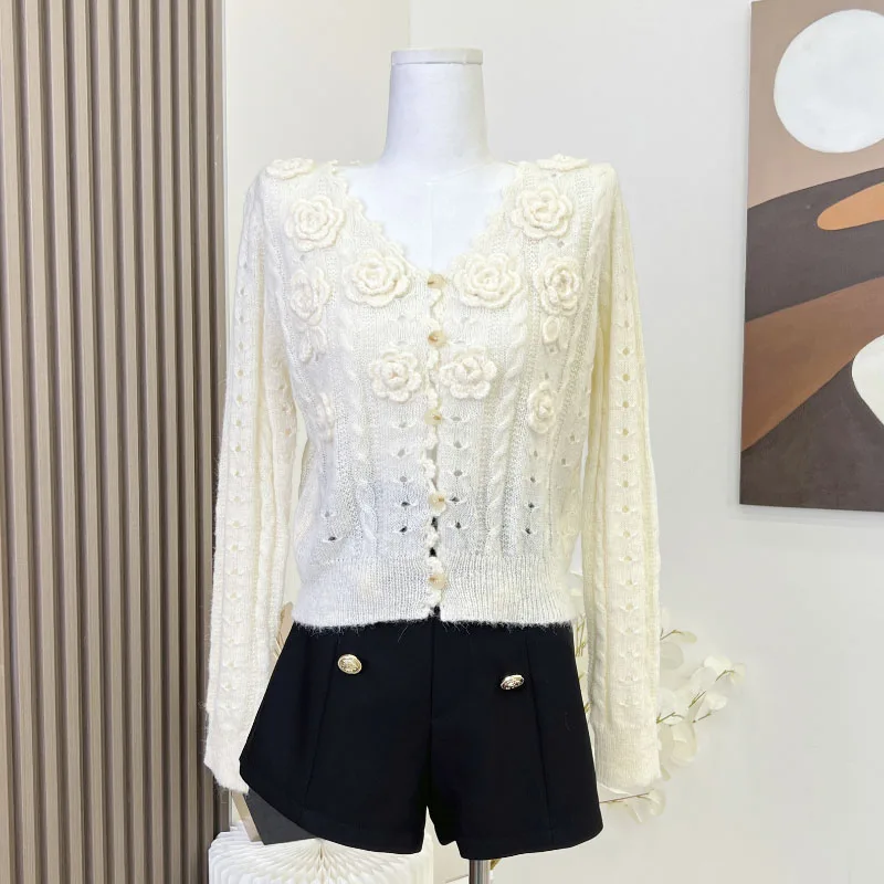 Chic Fairy Rose Design Sweater Women's Aesthetic Girly Vintage Sweater Knitted Design Women New Tops
Chic Fairy Rose Design Sweater Women's Aesthetic Girly Vintage Sweater Knitted Design Women New Tops