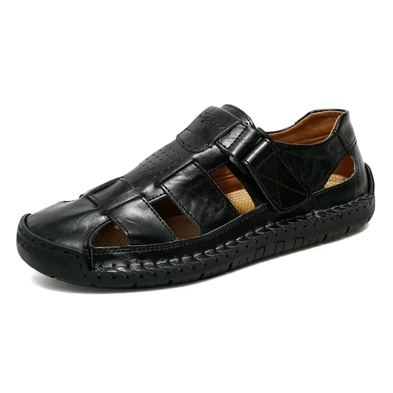 COZOK Summer Breathable Sandals Non-slip Flat Soft Bottom New Men's Hollow up PU Leather Handmade Trendy Design Shoes Men's Shoe
COZOK Summer Breathable Sandals Non-slip Flat Soft Bottom New Men's Hollow up PU Leather Handmade Trendy Design Shoes Men's Shoe