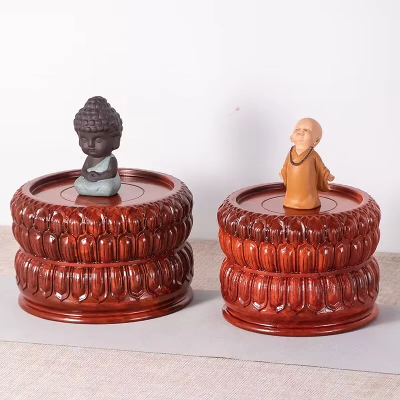 Natural Solid Wood Figurines Vase Lotus Platform Multifunction Wooden Display Stand Incense Burner Base Bonsai Table Home Decor
Natural Solid Wood Figurines Vase Lotus Platform Multifunction Wooden Display Stand Incense Burner Base Bonsai Table Home Decor