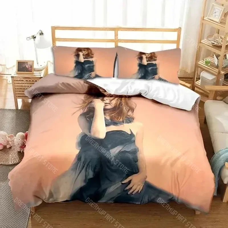 Singer Mylene Farmer Bedding Set,Boy&Girl Duvet Cover Pillow Case Gift, Home Bedroom Quilt Set Large King 220x260cm 
Singer Mylene Farmer Bedding Set,Boy&Girl Duvet Cover Pillow Case Gift, Home Bedroom Quilt Set Large King 220x260cm