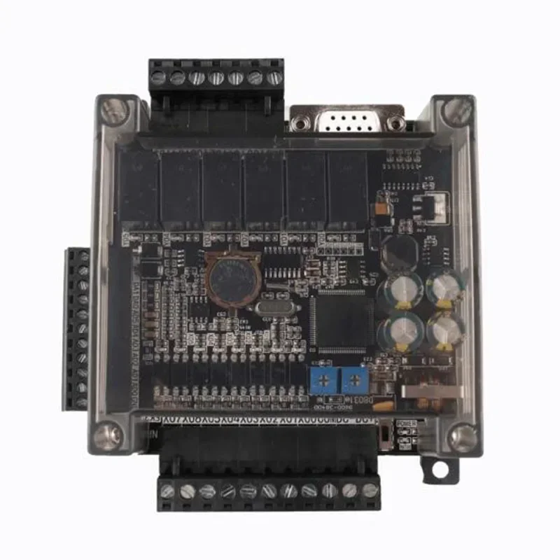 High speed STM32F103 FX3U-14MR 8 input 6 relay output industrial control board 6AD 2DA PLC with RS485 RTC
High speed STM32F103 FX3U-14MR 8 input 6 relay output industrial control board 6AD 2DA PLC with RS485 RTC