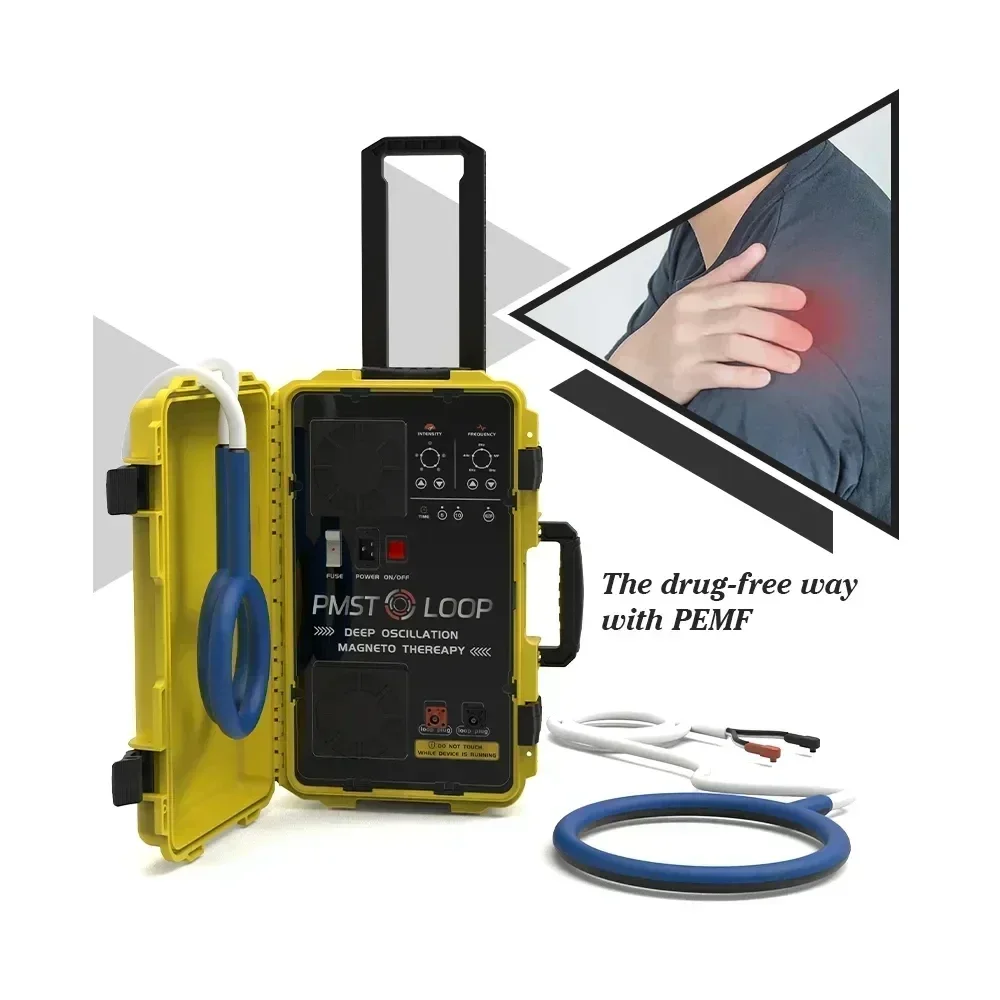 Portable PMST Loop Magnetic Feild Therapy For Back Pain Muscle Relax Physio Magneto Machine 6000GS PEMF Physiotherapy Equipment
Portable PMST Loop Magnetic Feild Therapy For Back Pain Muscle Relax Physio Magneto Machine 6000GS PEMF Physiotherapy Equipment
