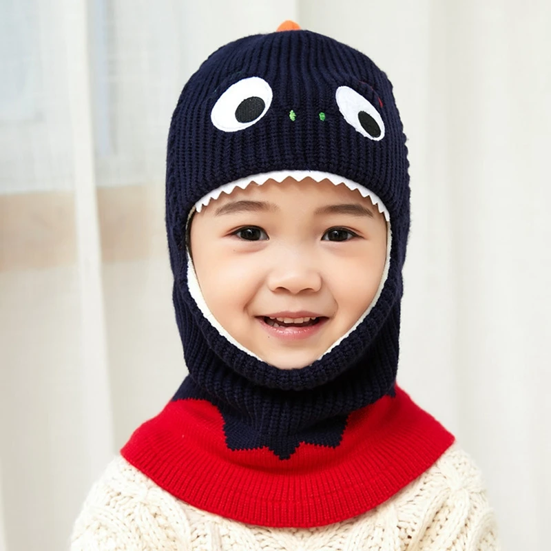 Cute Kids Dinosaur Winter Knit Hat Baby Toddler Thick Scarf Earflap Hood Scarves Caps
Cute Kids Dinosaur Winter Knit Hat Baby Toddler Thick Scarf Earflap Hood Scarves Caps