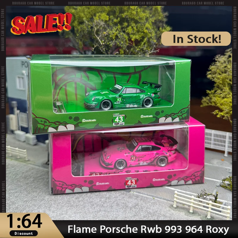 Новинка в наличии Flame 1:64 Porsche Rwb 993 964 Rexy Roxy Динозавр Livery Автомобиль из сплава Миниатюрные литые под давлением украшения Porsche Пользовательские игрушки
Новинка в наличии Flame 1:64 Porsche Rwb 993 964 Rexy Roxy Динозавр Livery Автомобиль из сплава Миниатюрные литые под давлением украшения Porsche Пользовательские игрушки