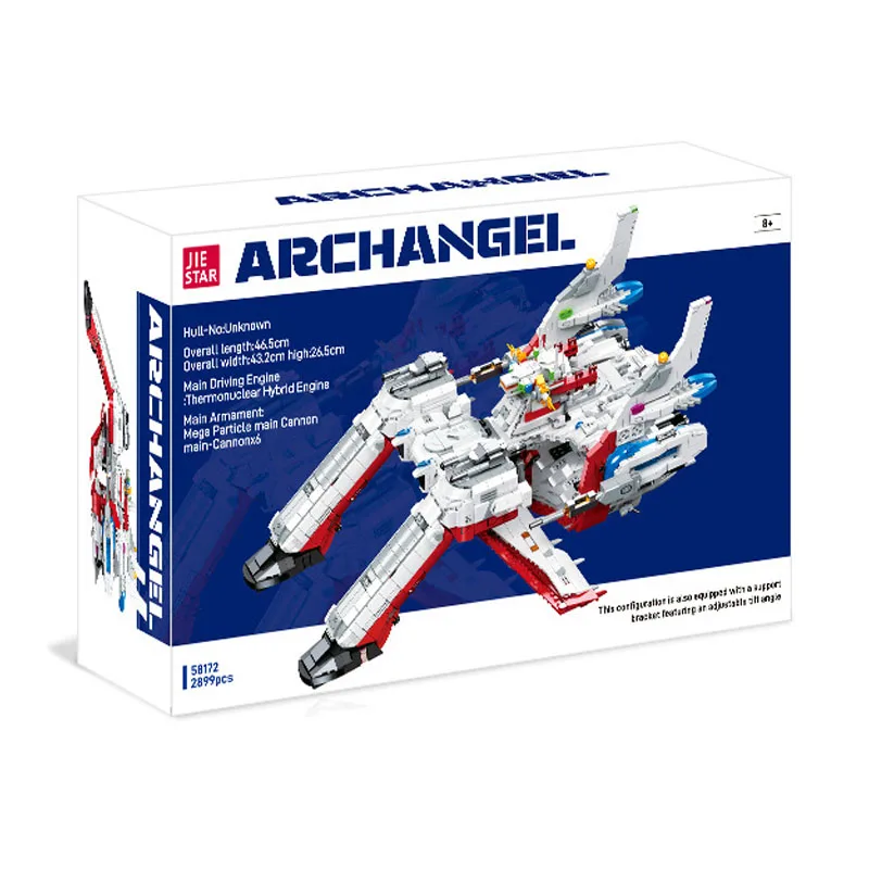 IN STOCK 58172 MOC Mecha Archangel Building Blocks Model Spaceship Bricks Assembling DIY Toys for Boys Christmas Gift Set
IN STOCK 58172 MOC Mecha Archangel Building Blocks Model Spaceship Bricks Assembling DIY Toys for Boys Christmas Gift Set