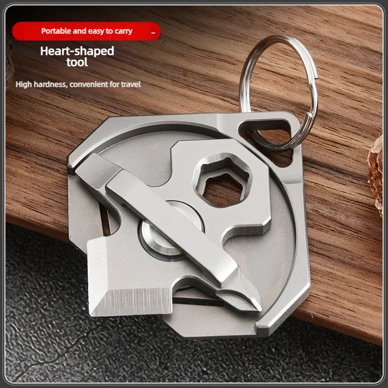 1pcs Titanium Alloy Portable Small Cutting Tools Outdoor Multifunctional Portable Screwdriver Wrench Emergency Key Pendant Tools
1pcs Titanium Alloy Portable Small Cutting Tools Outdoor Multifunctional Portable Screwdriver Wrench Emergency Key Pendant Tools