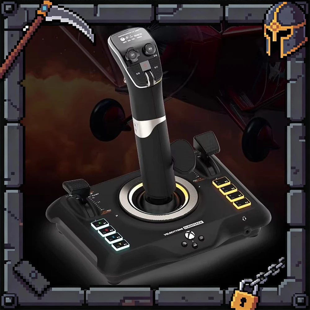 Геймпад Turtle Beach V1F-Stick с имитацией полета, шестью направлениями, высокоточными осевыми датчиками Холла, для авиационных игр, в подарок
Геймпад Turtle Beach V1F-Stick с имитацией полета, шестью направлениями, высокоточными осевыми датчиками Холла, для авиационных игр, в подарок