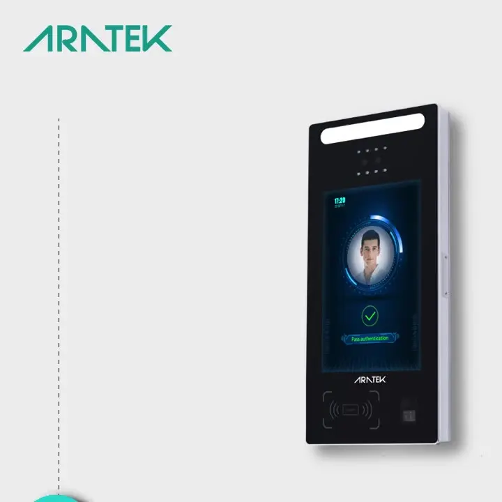 Смарт-устройство для распознавания лица Aratek, сканирование отпечатков пальцев и контроль распознавания лица, система доступа и времени посещаемости
Смарт-устройство для распознавания лица Aratek, сканирование отпечатков пальцев и контроль распознавания лица, система доступа и времени посещаемости