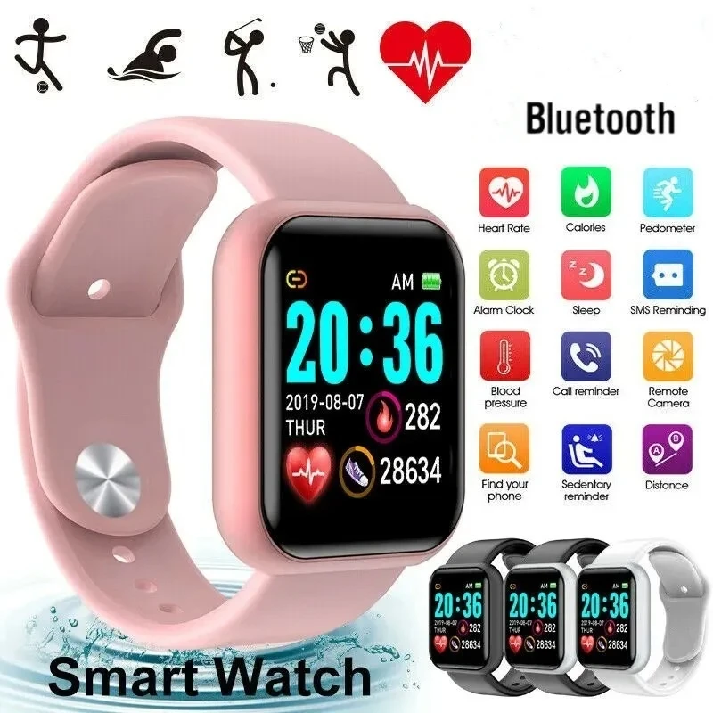 Smart Watch For Women Men Wristwatch Bluetooth Connected Phone Player Music Fitness Sport Bracelet Sleep Monitor Digital Watches
Smart Watch For Women Men Wristwatch Bluetooth Connected Phone Player Music Fitness Sport Bracelet Sleep Monitor Digital Watches