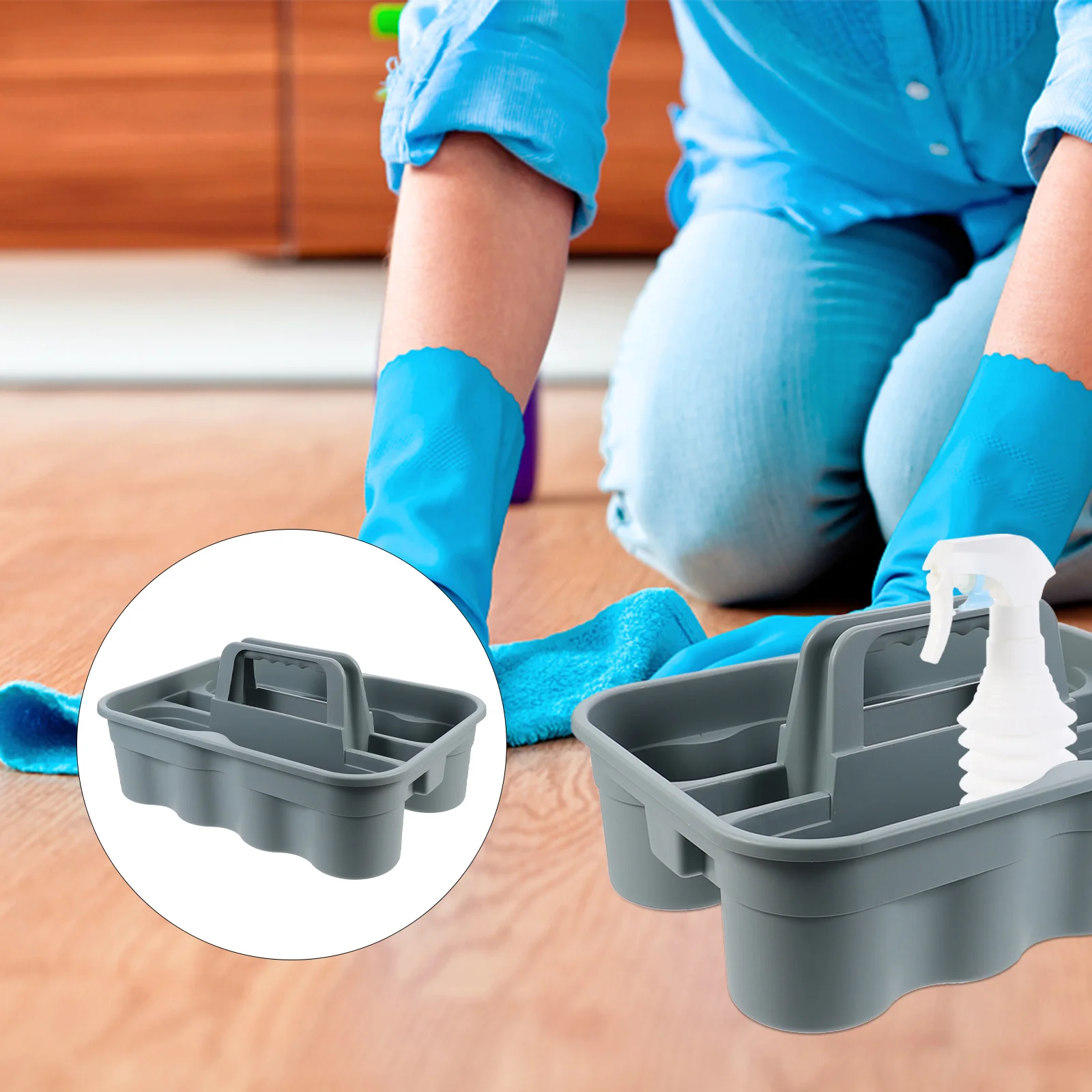 Cleaning Basket Plastic Tool Carrier Multi Compartments Organizer Case Fruit Tray
Cleaning Basket Plastic Tool Carrier Multi Compartments Organizer Case Fruit Tray