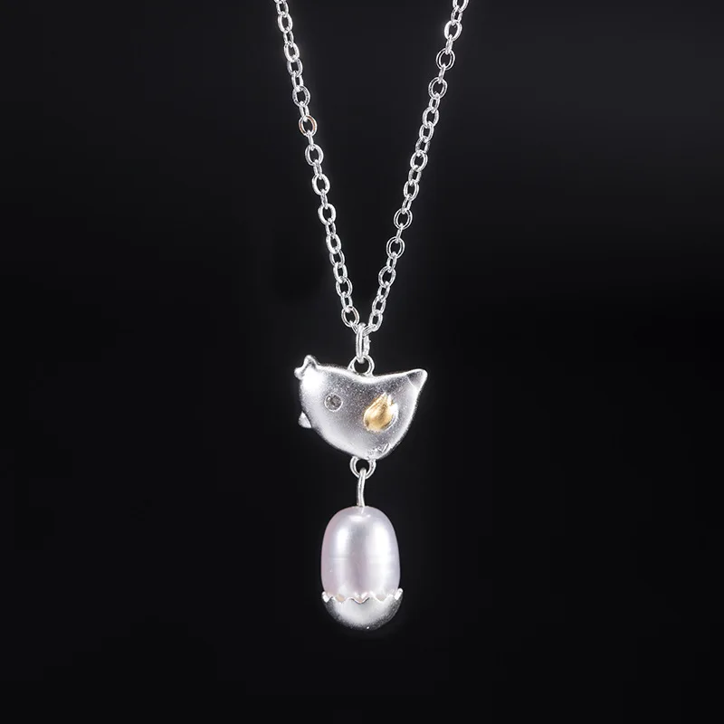 Classical Newborn Bird Pendant Collarbone Chain, Handcrafted S925 Silver Necklace, Minimalist Freshwater Pearl Women's Necklace,
Classical Newborn Bird Pendant Collarbone Chain, Handcrafted S925 Silver Necklace, Minimalist Freshwater Pearl Women's Necklace,