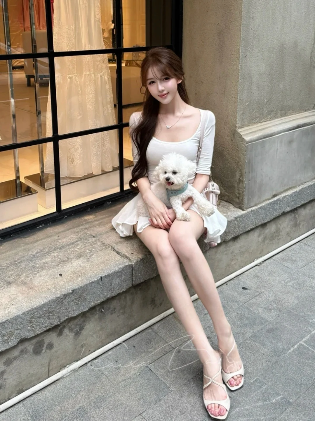 Pure High Waist A-Line Skirt And T-Shirt Set Cute Homebody Two-Piece Suit Summer Fashion Women's Clothing Chinese Brand
Pure High Waist A-Line Skirt And T-Shirt Set Cute Homebody Two-Piece Suit Summer Fashion Women's Clothing Chinese Brand
