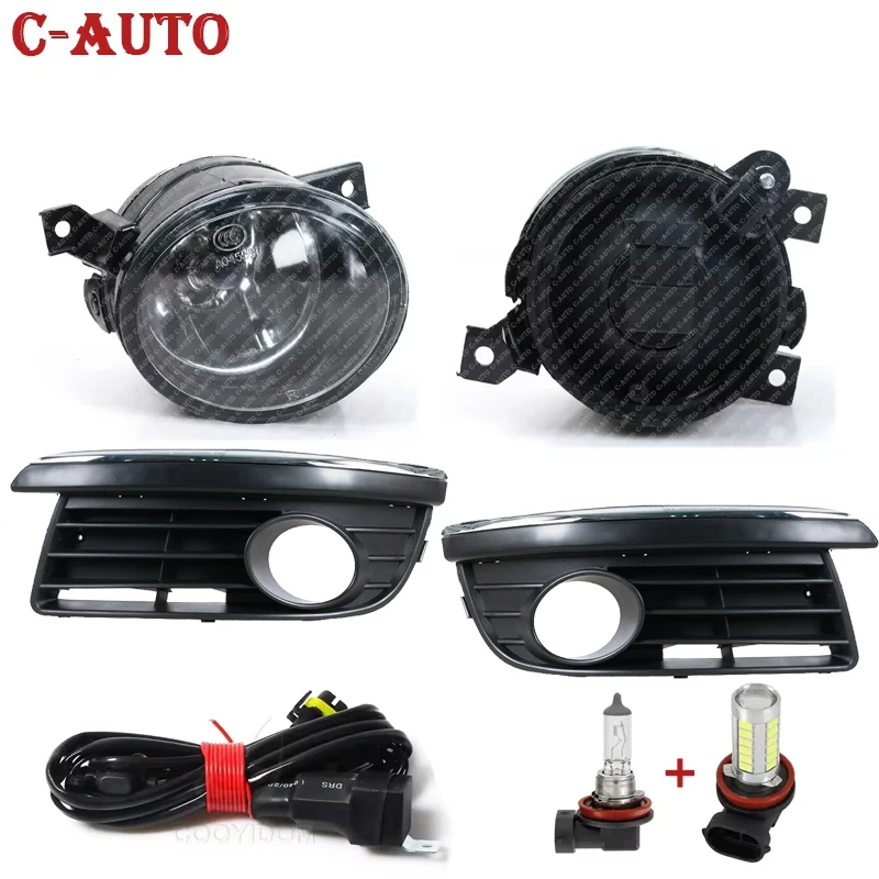 2pcs New Front Bumper Halogen Fog Lamp Fog Light cover and wire For VW Jetta V MK5 2006 2007 2008 - 2011 Black/Grey Car-styling
2pcs New Front Bumper Halogen Fog Lamp Fog Light cover and wire For VW Jetta V MK5 2006 2007 2008 - 2011 Black/Grey Car-styling