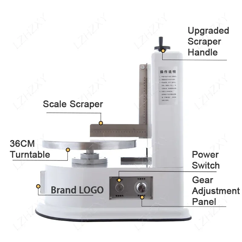 11 gears Automatic Round Cake Cream Coating Filling Machine Cake Bread Cream Decoration Spreader Machine for Birthday
11 gears Automatic Round Cake Cream Coating Filling Machine Cake Bread Cream Decoration Spreader Machine for Birthday