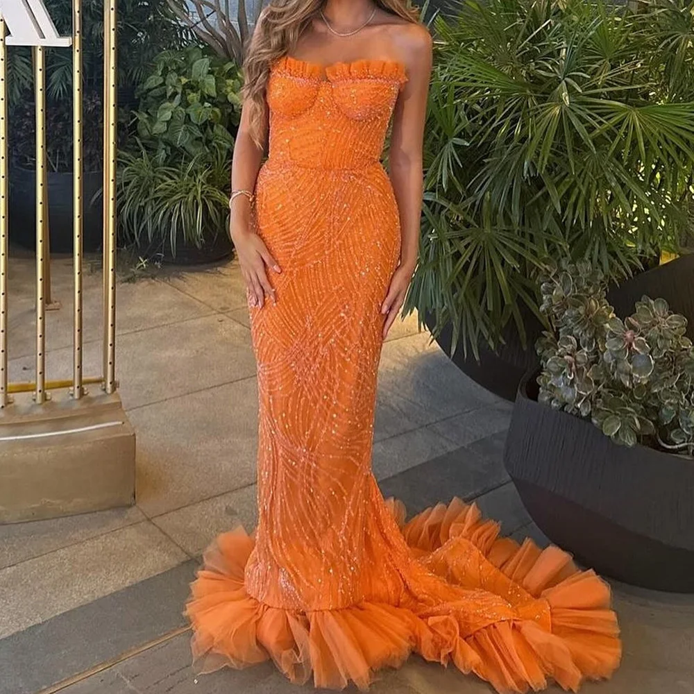 Customized Sexy Organza Straight Sequined Evening Dress Temperament Floor Length Sleeveless vestidos para mujer
Customized Sexy Organza Straight Sequined Evening Dress Temperament Floor Length Sleeveless vestidos para mujer