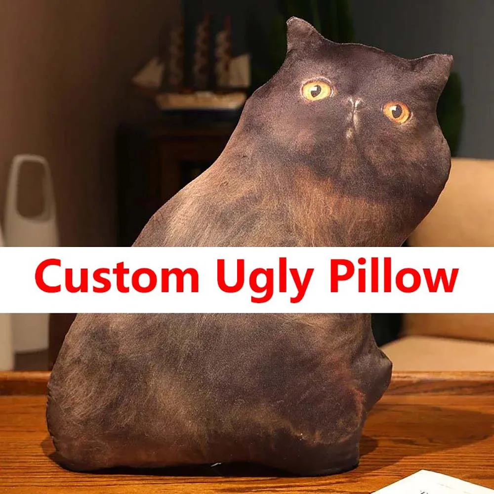 Custom Ugly Pillow Personalized 3D Pet Cat Animals Creative Gift Sofa Throw Pillow Customized Dog Pillow Animal Memorial Cushion
Custom Ugly Pillow Personalized 3D Pet Cat Animals Creative Gift Sofa Throw Pillow Customized Dog Pillow Animal Memorial Cushion