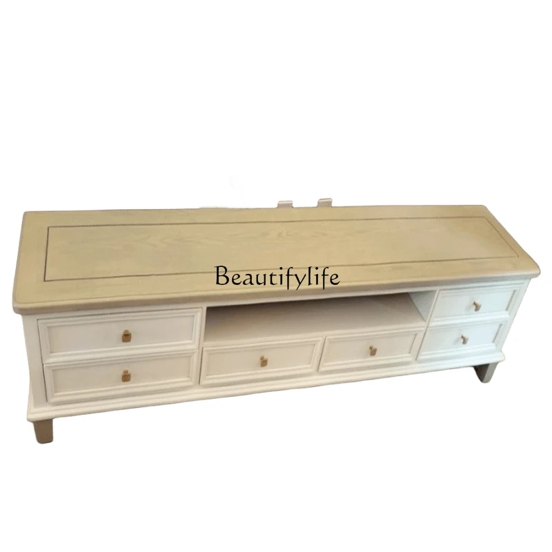 Pure solid wood TV cabinet American floor cabinet environmentally friendly Mediterranean solid wood living room rural furniture
Pure solid wood TV cabinet American floor cabinet environmentally friendly Mediterranean solid wood living room rural furniture
