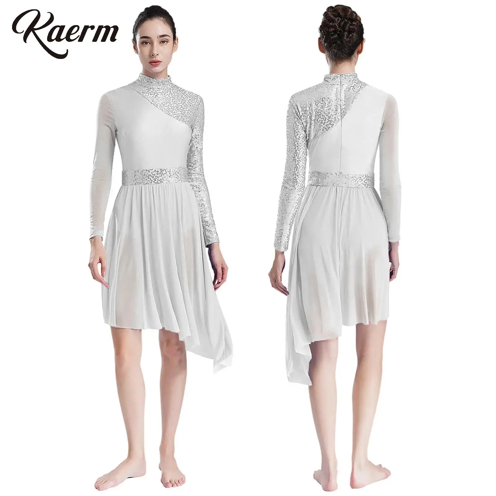 Женские современные лирические танцевальные трико с блестками, прозрачная сетка и блестки для соревновательного наряда
Женские современные лирические танцевальные трико с блестками, прозрачная сетка и блестки для соревновательного наряда