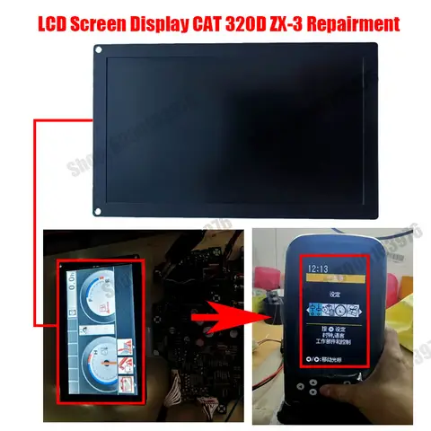 5.8" inch TFD58W29MW LCD screen Display Panel for CAT 320D ZX-3 Excavator Repairment