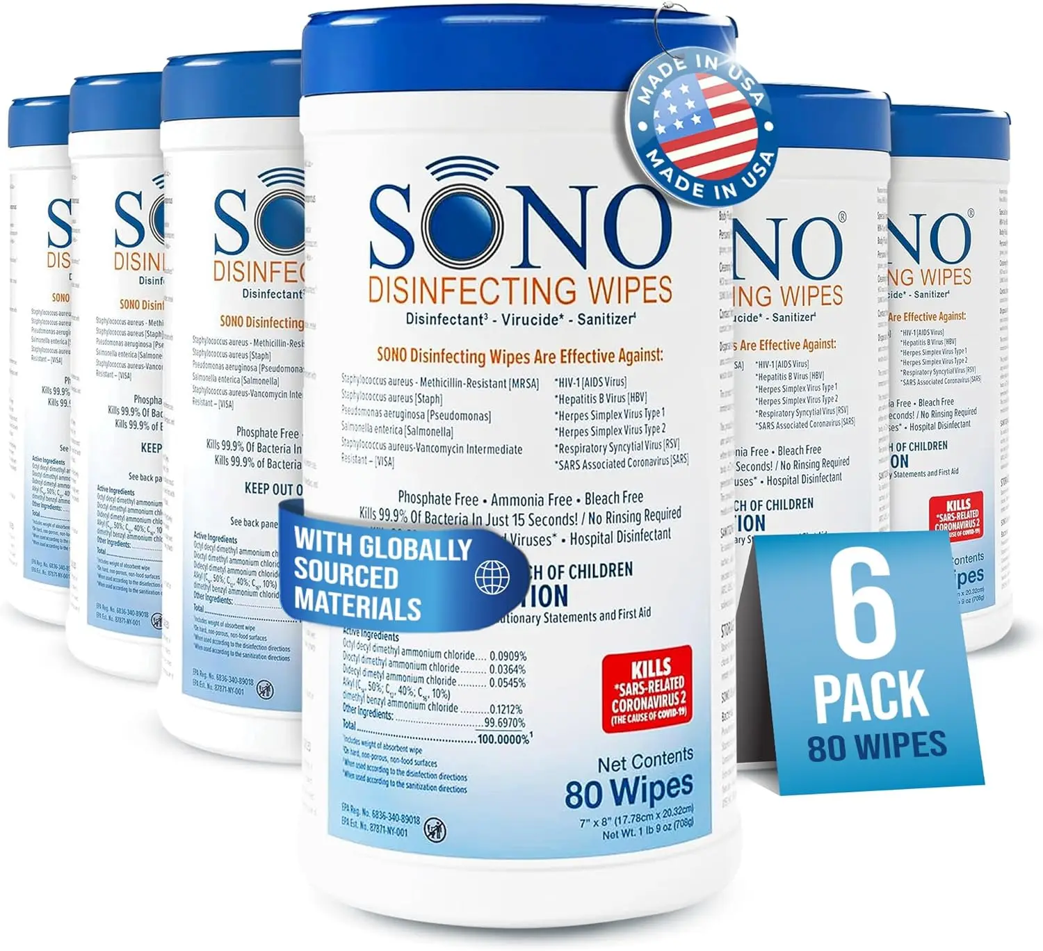 Alcohol-Free Disinfecting Wipes, No Bleach, Multi-Surface Cleaning for Home & Office, Gentle on Electronics, 480 Count Canister
Alcohol-Free Disinfecting Wipes, No Bleach, Multi-Surface Cleaning for Home & Office, Gentle on Electronics, 480 Count Canister