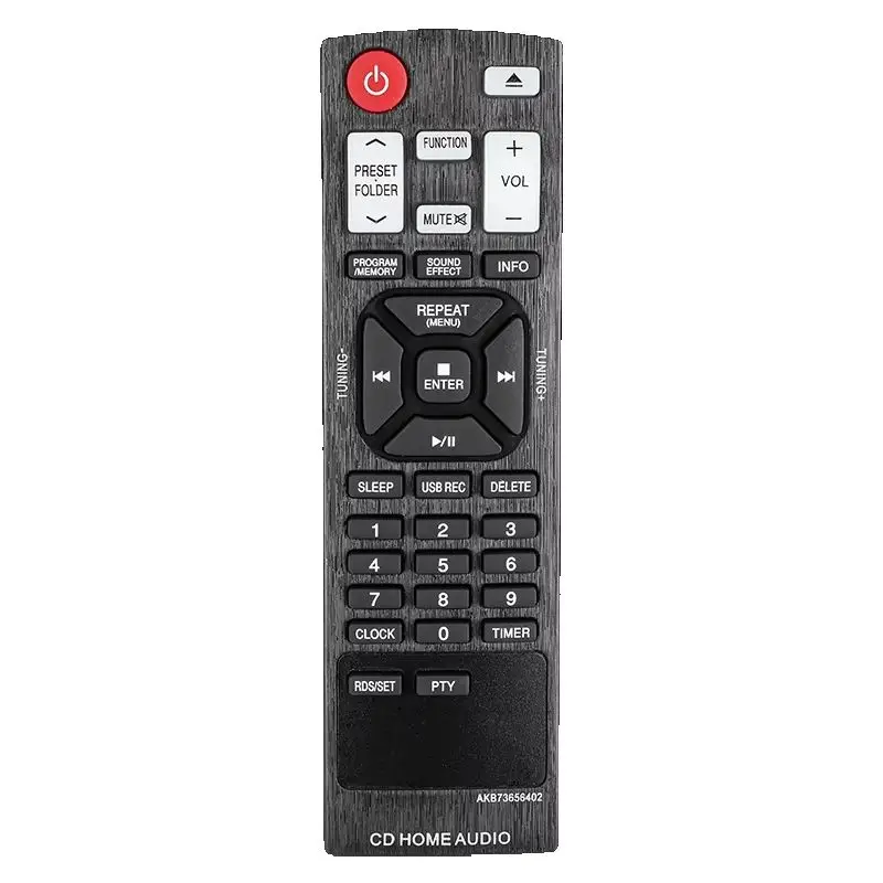 AKB73656402 Remote Control Compatible with LG Hi-Fi System CM2630DAB CMS2630FH CM2630B CM2820DAB
AKB73656402 Remote Control Compatible with LG Hi-Fi System CM2630DAB CMS2630FH CM2630B CM2820DAB