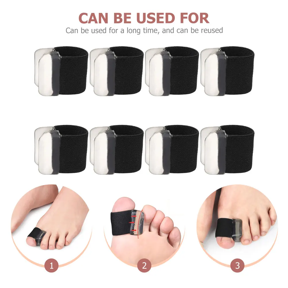 4 шт. ортопедический разделитель пальцев ног, многоразовый инструмент для ухода за ногами, корректор большого пальца ноги для перекрытия пальцев, женщин и мужчин, гибкие прокладки 
4 шт. ортопедический разделитель пальцев ног, многоразовый инструмент для ухода за ногами, корректор большого пальца ноги для перекрытия пальцев, женщин и мужчин, гибкие прокладки