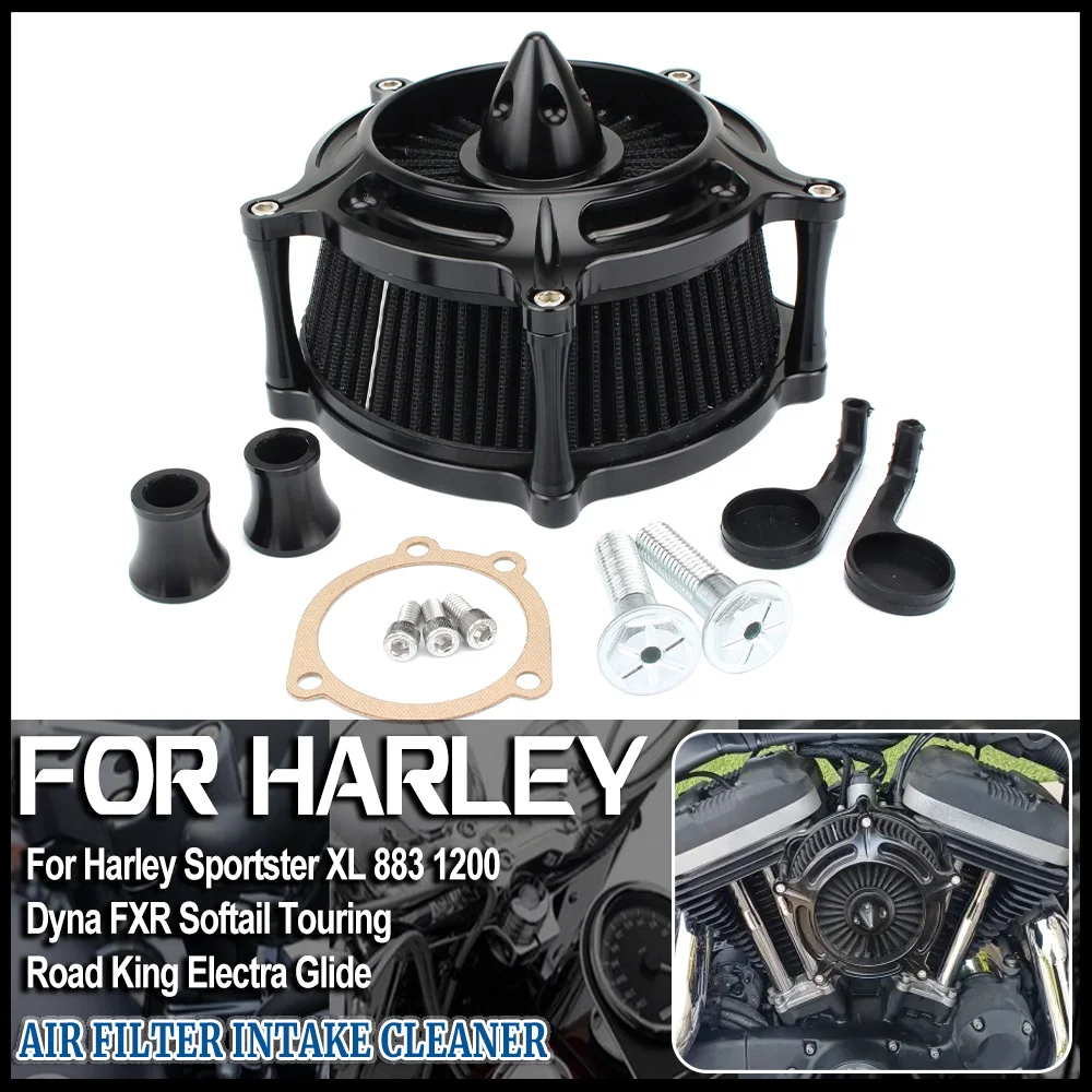 Air Filter Intake Cleaner Kit Spike Turbine For Harley Touring Electra Street Glide Softail Fat Boy Dyna Sportster XL 883 1200
Air Filter Intake Cleaner Kit Spike Turbine For Harley Touring Electra Street Glide Softail Fat Boy Dyna Sportster XL 883 1200