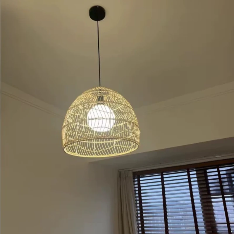Water Ripple Woven Pendant Lights Hanging Vintage Living Room Rattan Chandelier Chinese Traditional Handmade Home Suspend Lamps
Water Ripple Woven Pendant Lights Hanging Vintage Living Room Rattan Chandelier Chinese Traditional Handmade Home Suspend Lamps