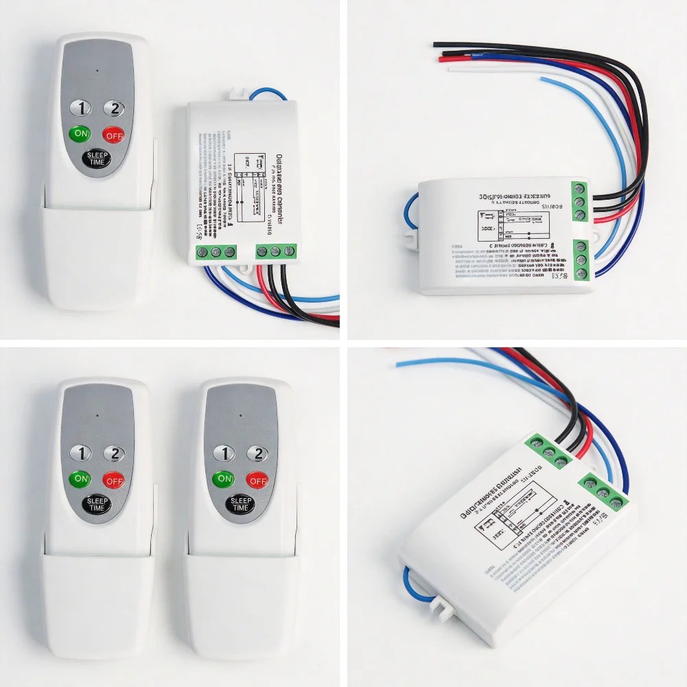 RF Wireless Remote Switch for LED Ceiling Lights 2 Way 3 Way No Wiring AC220V 50/60Hz 1.5W Standby 0.9W Load Power Consumption
RF Wireless Remote Switch for LED Ceiling Lights 2 Way 3 Way No Wiring AC220V 50/60Hz 1.5W Standby 0.9W Load Power Consumption