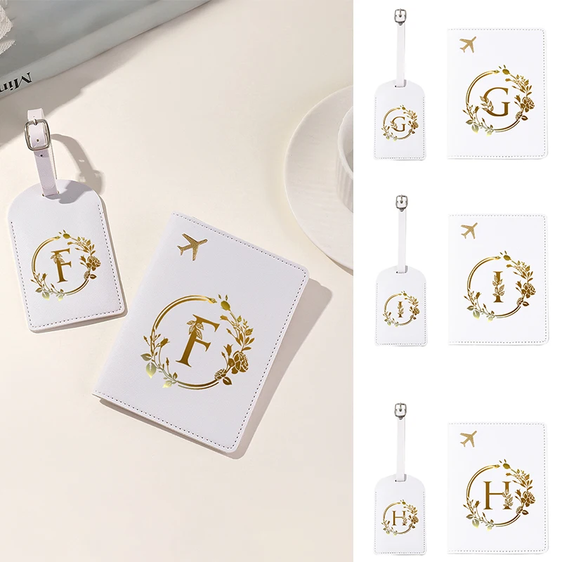 Leaf flower letter printed white leather passport cover, waterproof travel credit card wallet, men's and women's passport cover
Leaf flower letter printed white leather passport cover, waterproof travel credit card wallet, men's and women's passport cover