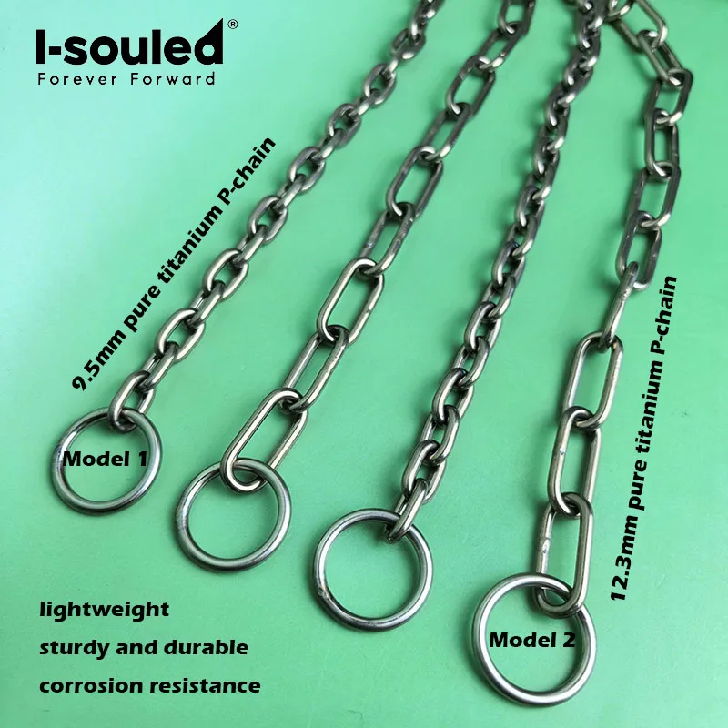 9.5mm/12.3mm pure titanium seamless welded P-chain, lightweight, sturdy and durable
9.5mm/12.3mm pure titanium seamless welded P-chain, lightweight, sturdy and durable