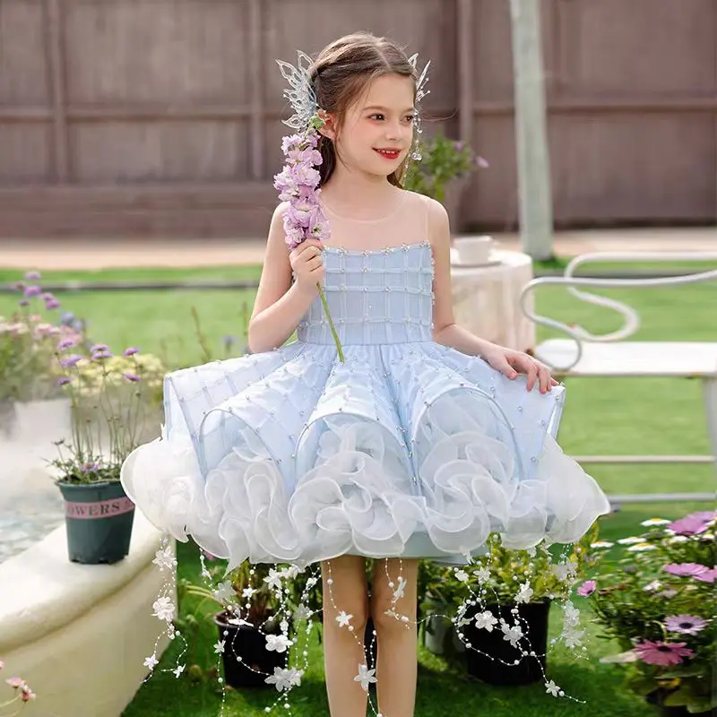 Jill Wish Luxur Blue Flower Girl Dress Arabic Princess Child Dubai Wedding Birthday Party Evening Gowns vestidos de novia J515
Jill Wish Luxur Blue Flower Girl Dress Arabic Princess Child Dubai Wedding Birthday Party Evening Gowns vestidos de novia J515
