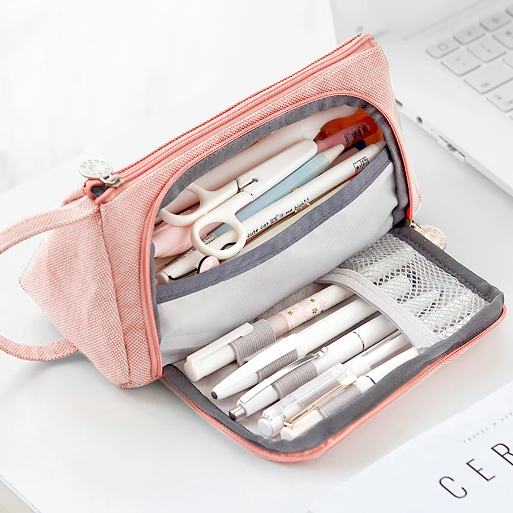 Child Stationary Pencil Case Multi Layer Large Capacity Cosmetic Travel Storage Bag Kawaii Pen Case School Supplies
Child Stationary Pencil Case Multi Layer Large Capacity Cosmetic Travel Storage Bag Kawaii Pen Case School Supplies