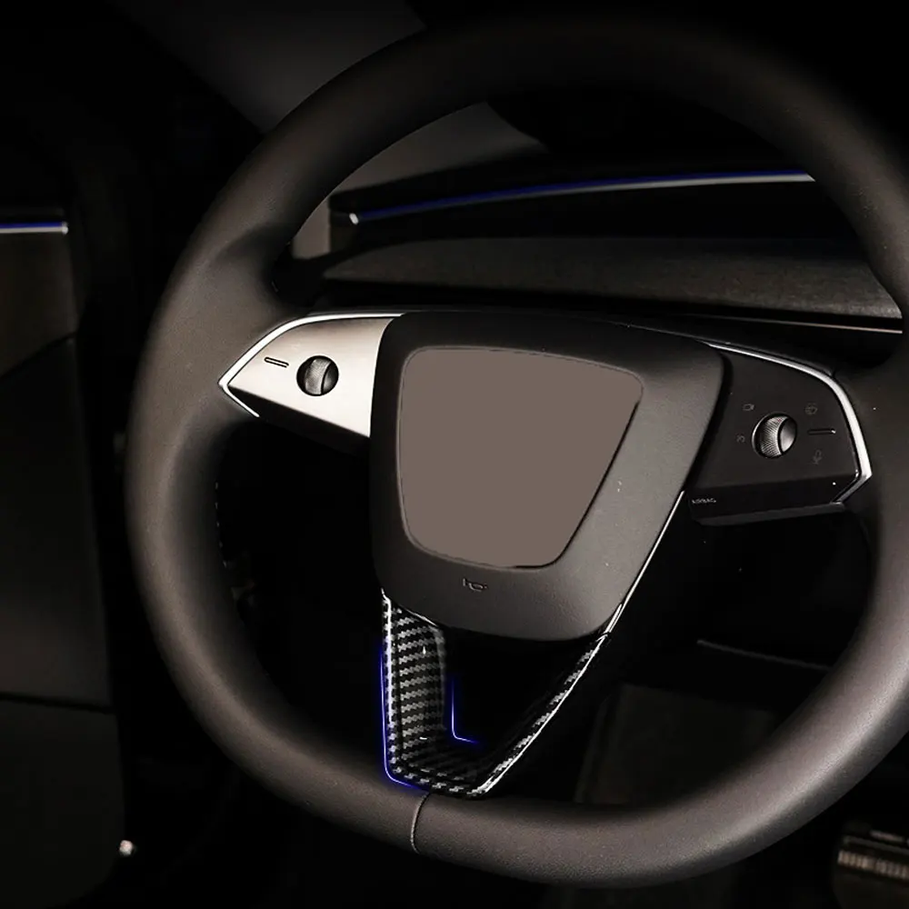 Steering Wheel Cover for Tesla Model 3 Highland 2024 ABS Carbon Fiber Pattern Trim Interior Accessories
Steering Wheel Cover for Tesla Model 3 Highland 2024 ABS Carbon Fiber Pattern Trim Interior Accessories